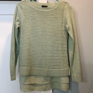 The Limited Layered Mixed Media Sweater